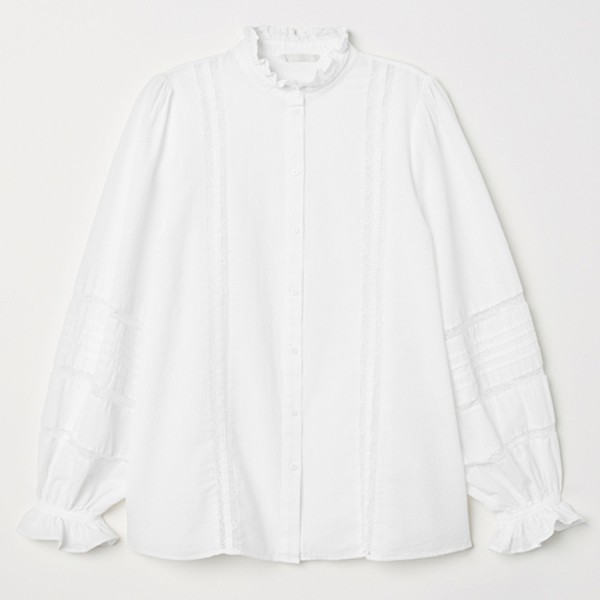 Blouse With Lace from H&M