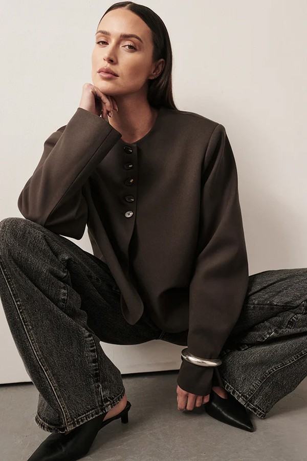 Ryan Cropped Blazer from Dissh