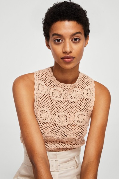 Crochet Top from Mango