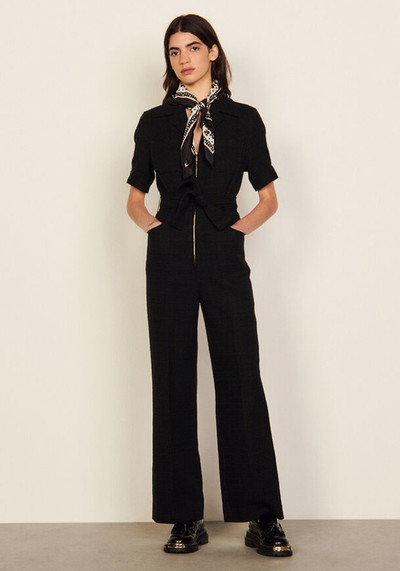 Tweed Jumpsuit from Sandro