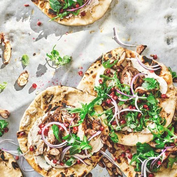 Chicken Shawarma Flatbreads