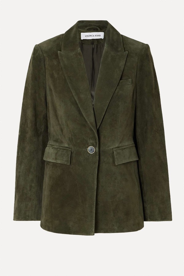 Duane Dickey Suede Blazer from VERONICA BEARD