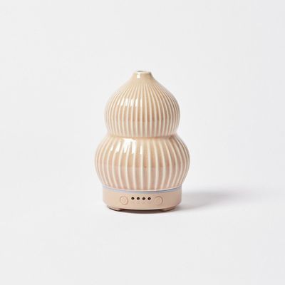 Mackno Pink Hourglass Essential Oil Electric Aroma Diffuser from Oliver Bonas