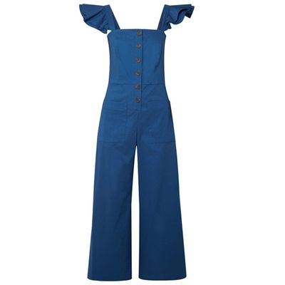 Callie Ruffle-Trimmed Woven Jumpsuit