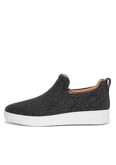 RALLY Felt Slip-On Trainers