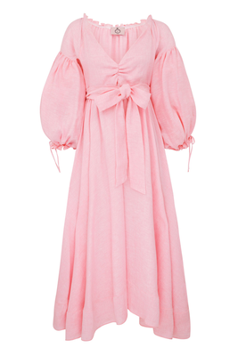 The Countess Dress Peony Pink from Lisa The Label