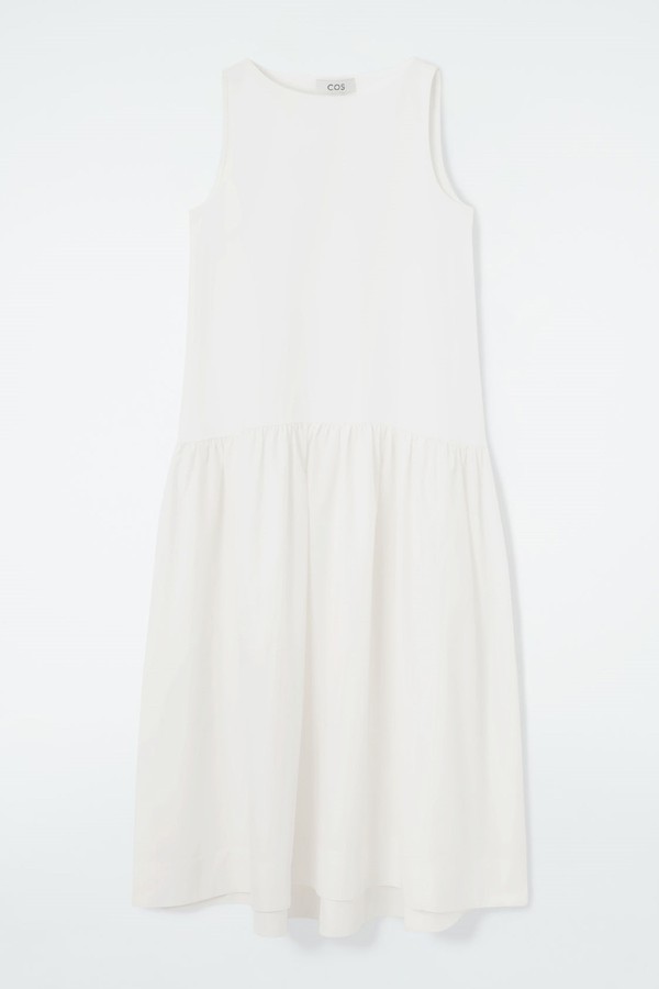 Voluminous Sleeveless Midi Dress from COS