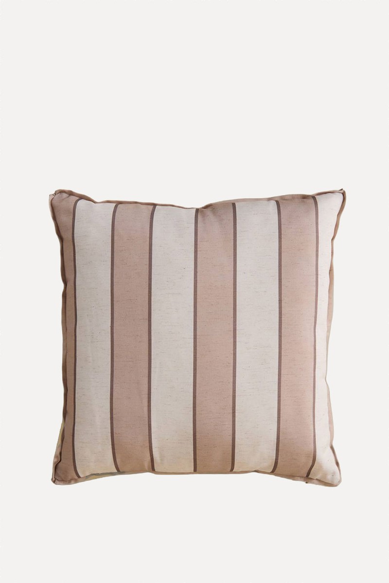 Set Of 2 Striped Outdoor Cushions