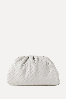 Teen Pouch Small Gathered Leather Clutch from Bottega Venetta