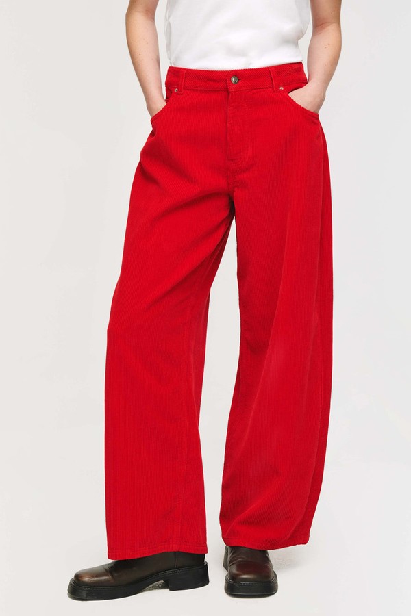Markus Cord Barrel Leg Trousers from Aligne