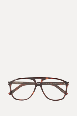 Dune Aviator-Style Tortoiseshell Acetate Sunglasses from Saint Laurent Eyewear