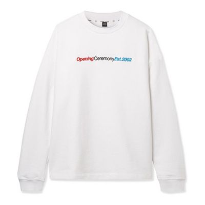 Cozy Embrodiered Cotton-Jersey Sweatshirt from Opening Ceremony