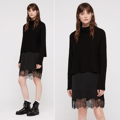 Eloise Funnel Neck Dress