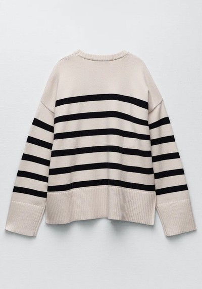 Striped Knit Jumper from Zara