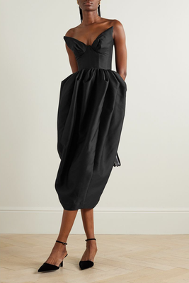 Matchmaker Silk & Wool-Blend Twill Bustier Midi Dress, £2,450 | Zimmermann