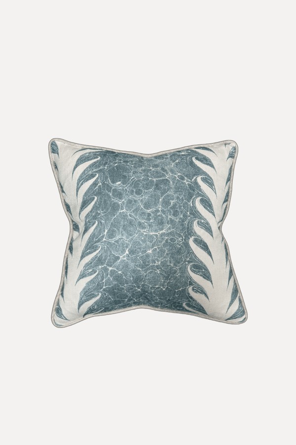 Palm Drop Cushion from Beata Heuman