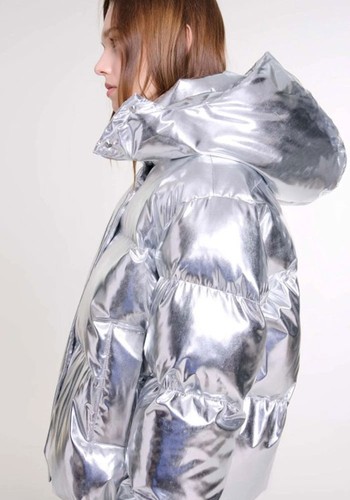 Silver Hooded Jacket 