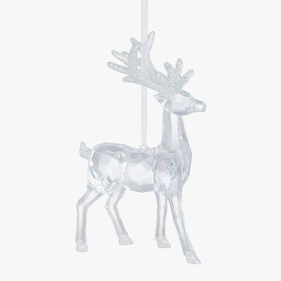 Impressionism Acrylic Reindeer Tree Decoration