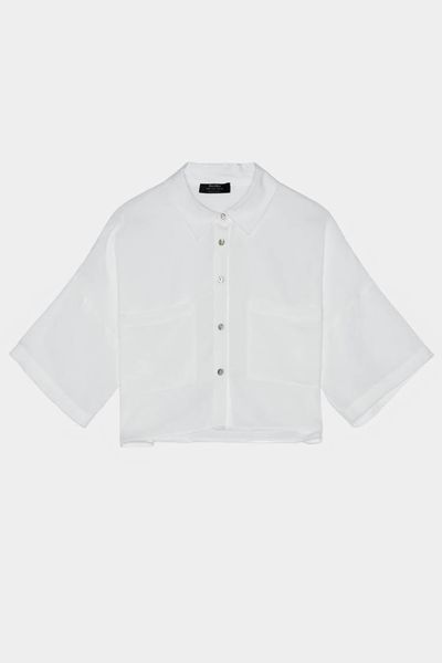 Cropped Shirt from Bershka