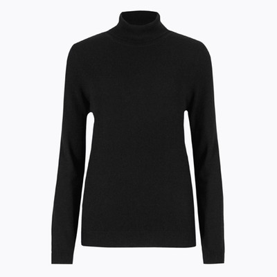 Pure Cashmere Roll Neck Jumper from Marks & Spencer