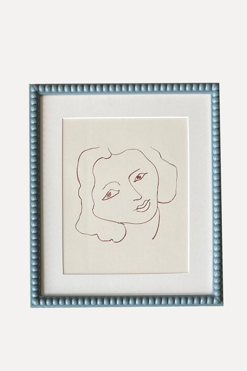 Matisse Picture Of A Ladies Face In A Bobbin Frame from Etalage