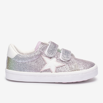 Rainbow Glitter Star Trainers