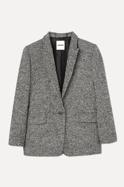 Houndstooth Suit Jacket from Sandro