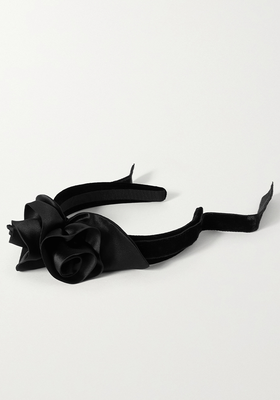 Velvet & Satin Headband from Alessandra Rich