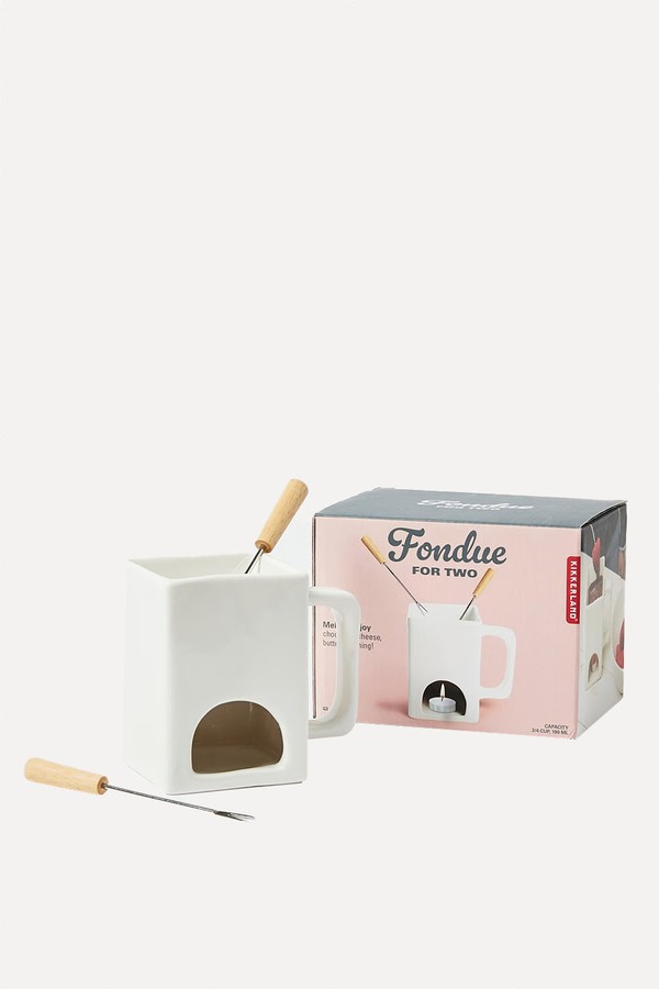 Ceramic Fondue Kit For Two from Kikkerland