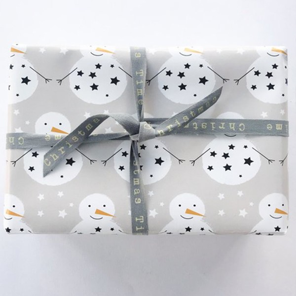 Snowman Christmas Wrapping Paper