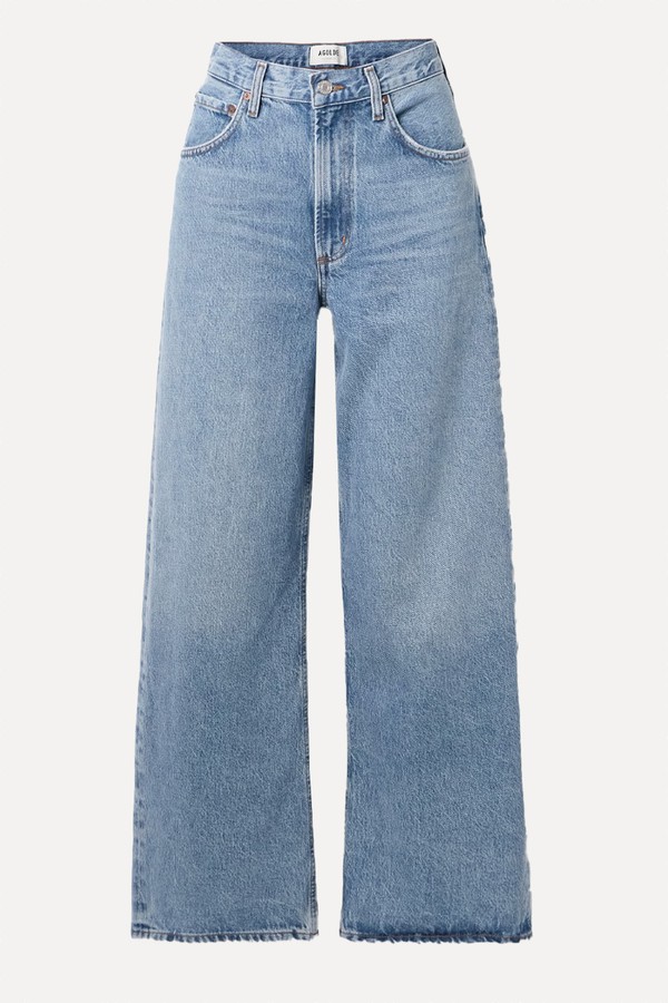 Low Curve Mid-Rise Straight-Leg Jeans from AGOLDE
