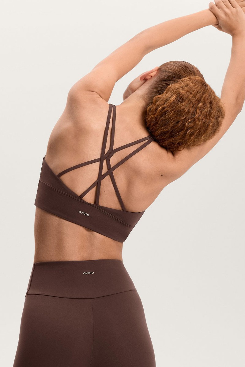 Comfortlux Medium Support Sports Bra With Cups