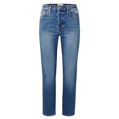Le Original Cropped Straight-Leg Jeans from Frame