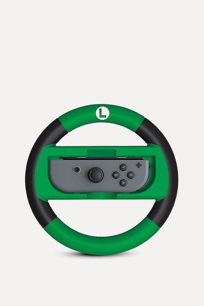 Mario Kart 8 Deluxe Luigi Nintendo Switch Racing Wheel from Hori