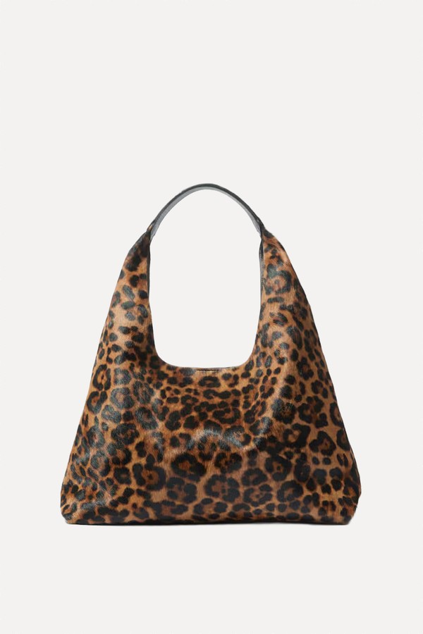 Leopard-Print Leather Tote Bag from & Other Stories