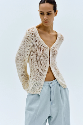 Crochet Knitted Top from Source Unknown