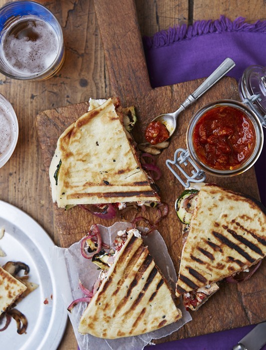 Goat's Cheese Naanchilada