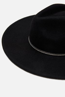 Beaded Wool Hat from Zara