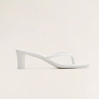Heel Leather Sandals from Mango
