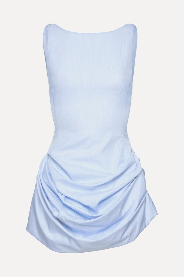 Gathered Cotton Mini Dress from Magda Butrym