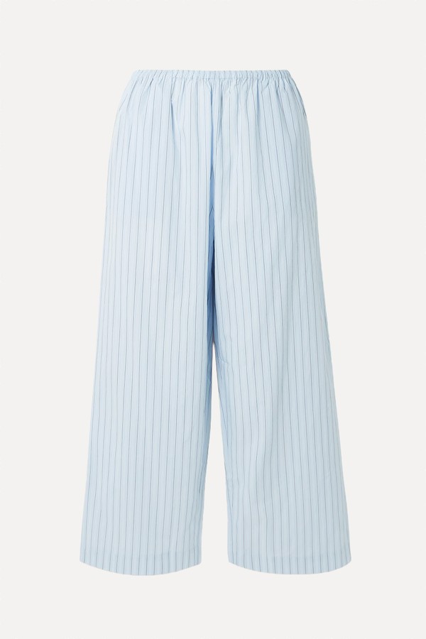 Ease Striped Organic Cotton-Poplin Pants from DEIJI STUDIOS