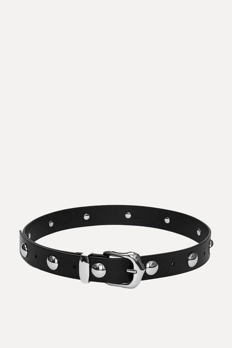 Studded Leather Belt from ARKET