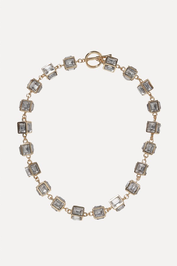 Square Resin Glass Collar Necklace from Marks & Spencer
