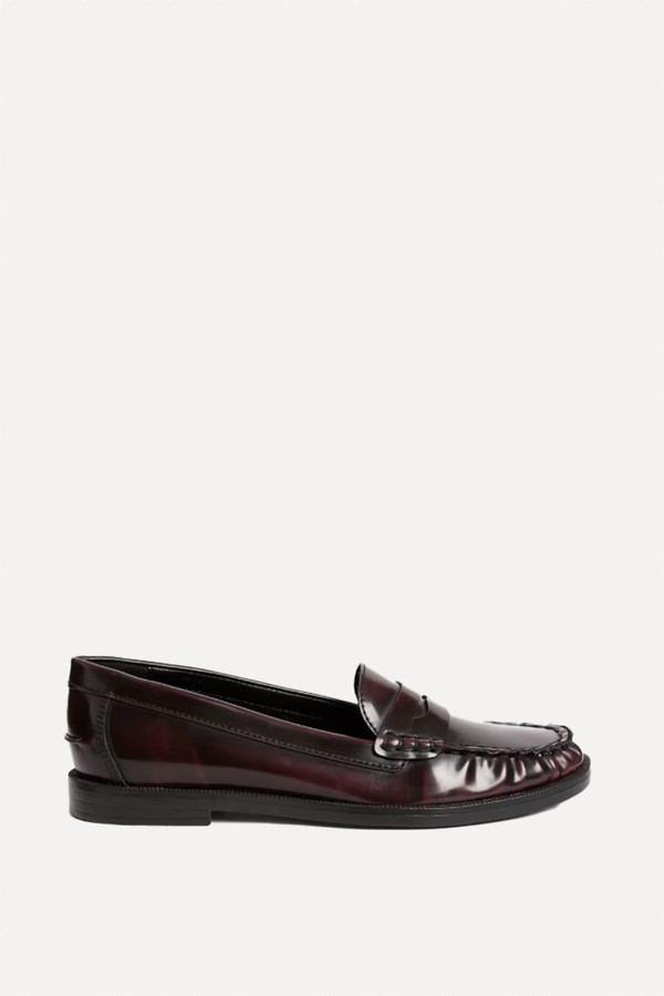 Patent Flat Penny Loafers from Marks & Spencer