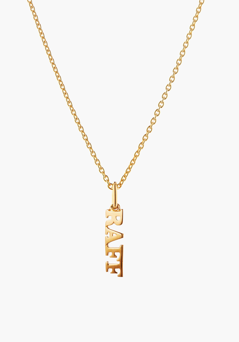 Vermeil Name Pendant 