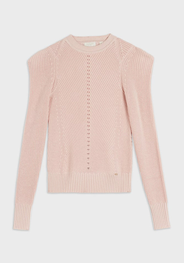 Structured Sleeve Detailed Sweater