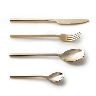 Nazama 16-Piece Stainless Steel Cutlery Set from La Redoute