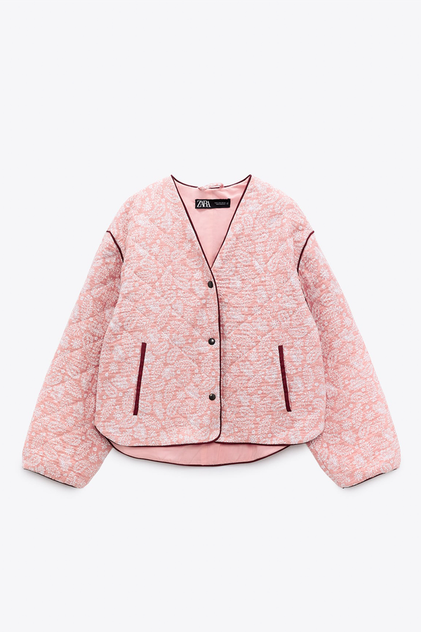 Printed Puffer Jacket from Zara