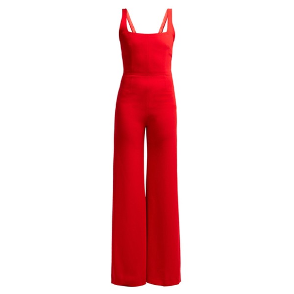 Sunrise Sleeveless Crepe Jumpsuit from Galvan