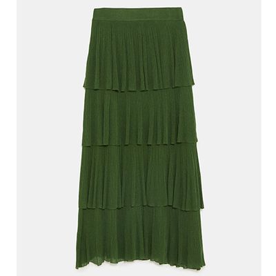 Skirt With Frills from Zara